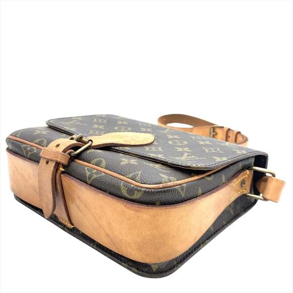 Louis Vuitton Cartesiere MM Shoulder Bag in Monogram Canvas, Brown with Gold ... - Picture 4 of 10